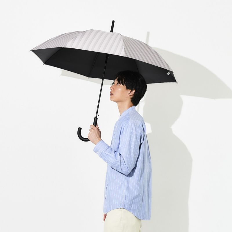 WEB限定】 日傘 ジュールストライプ メンズ ジャンプ傘 FJ260