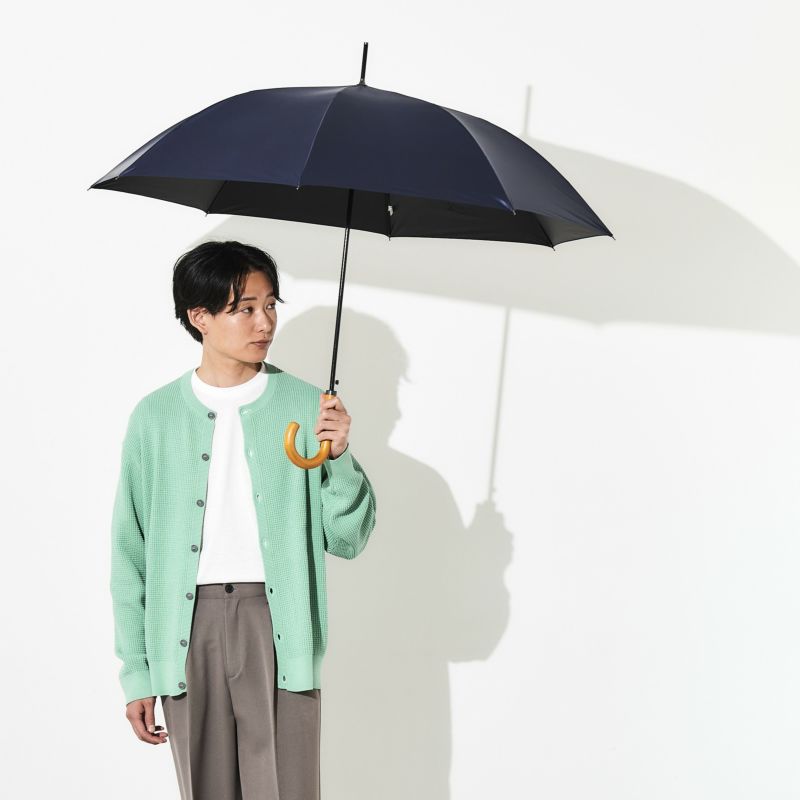 日傘(長傘) assa [assa 公式] 日傘 メンズ 長傘 大きい 完全遮光 晴雨兼用