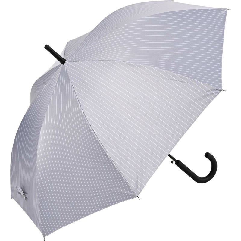 WEB限定】FJ172 ピンストライプ メンズジャンプ日傘【assa