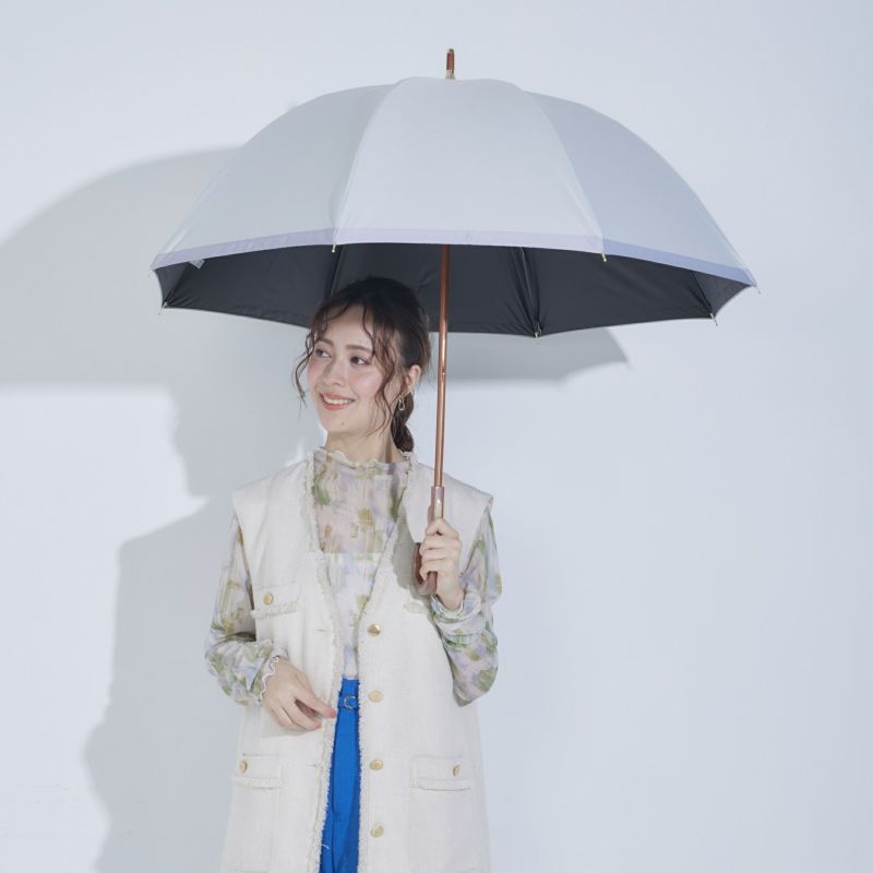 日傘 グログランテープ 《BODY WRAP 100》 長傘 BL702 | ASCENTE