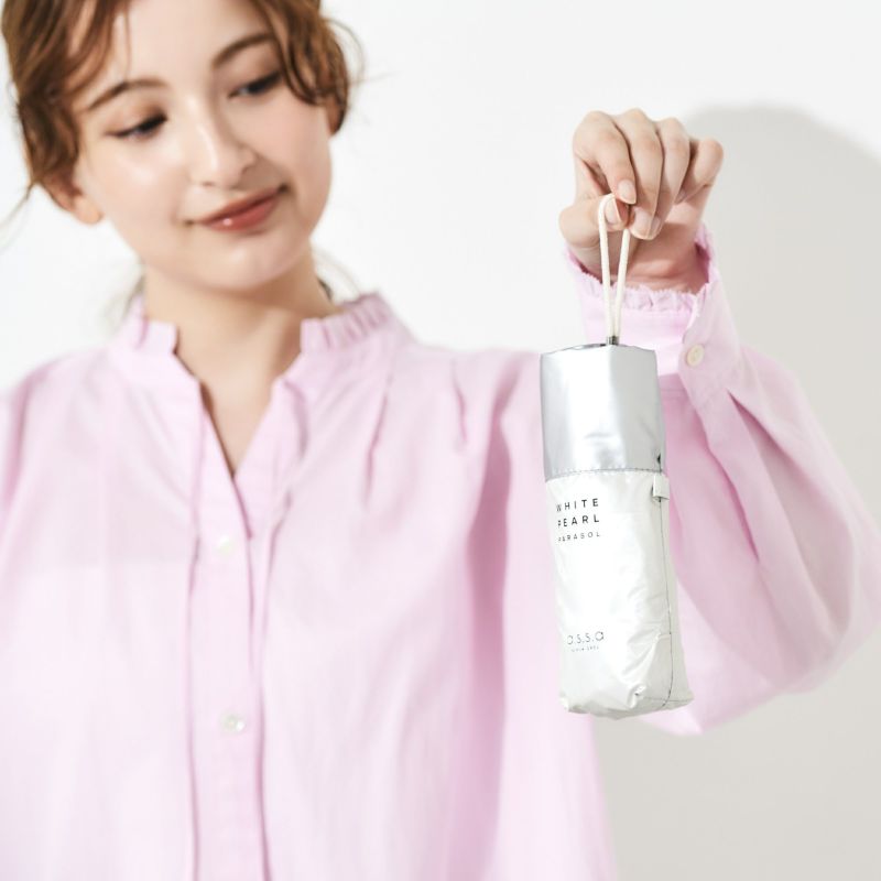 日傘 ホワイト切継 5段ミニ折りたたみ傘 FMM781 | ASCENTE Online Store