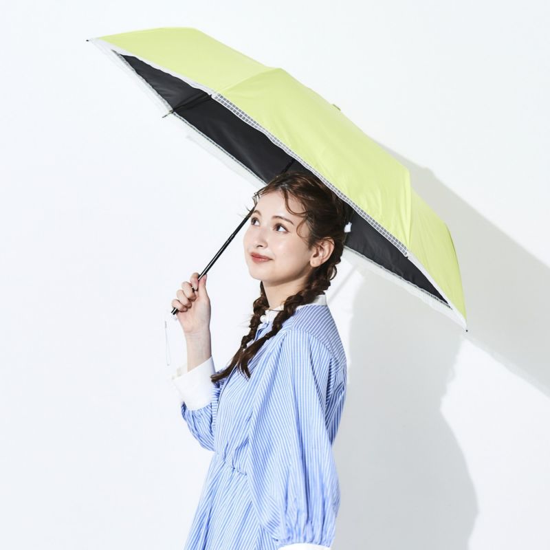 日傘 オーガンジーテープ 《HEAT DOWN PARASOL》 折りたたみ傘 HM711