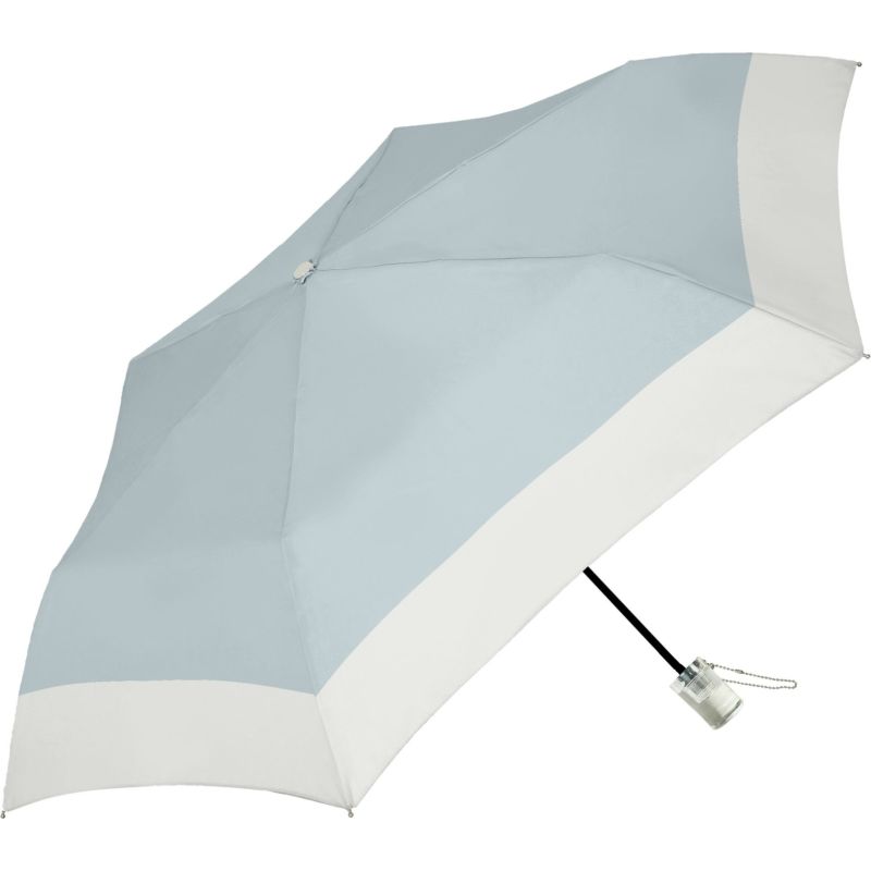 【cox33pr】A. LANGE & SÖHNE グレー傘 日傘 ホワイト切継 《HEAT DOWN PARASOL》 折りたたみ傘 HM883