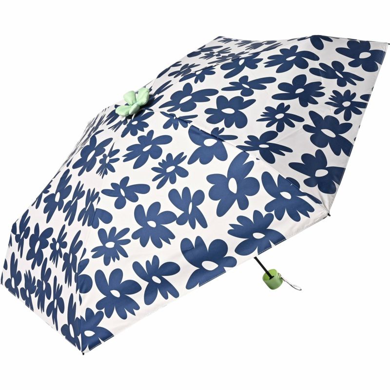 晴雨兼用傘 花柄 グリーン 収納ケース付き 晴雨兼用傘 花柄 グリーン 収納ケース付き nifty colors 公式